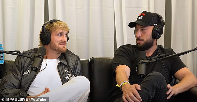 Logan Paul and co-host Mike Majlak burst out laughing after Tyson's hilarious reaction