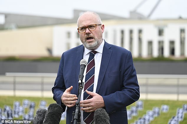 Senator Tim Ayres (pictured) said Mr Steele-John's fears over NDIS reform were a 'scare campaign'