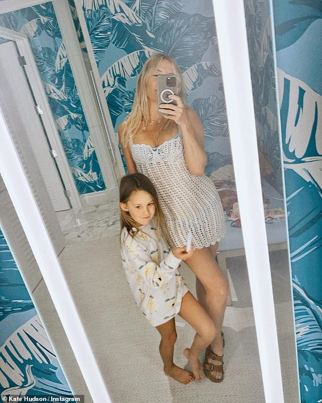 In another photo, Kate posed for a mirror selfie with her adorable daughter, before surprising fans with photos of Rani and Danny at dinner