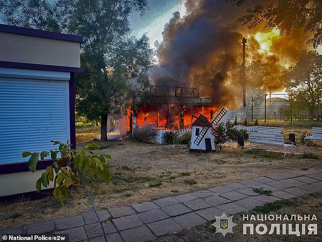 Putin's troops attack children's cafe in Ukraine's Zaporizhia region