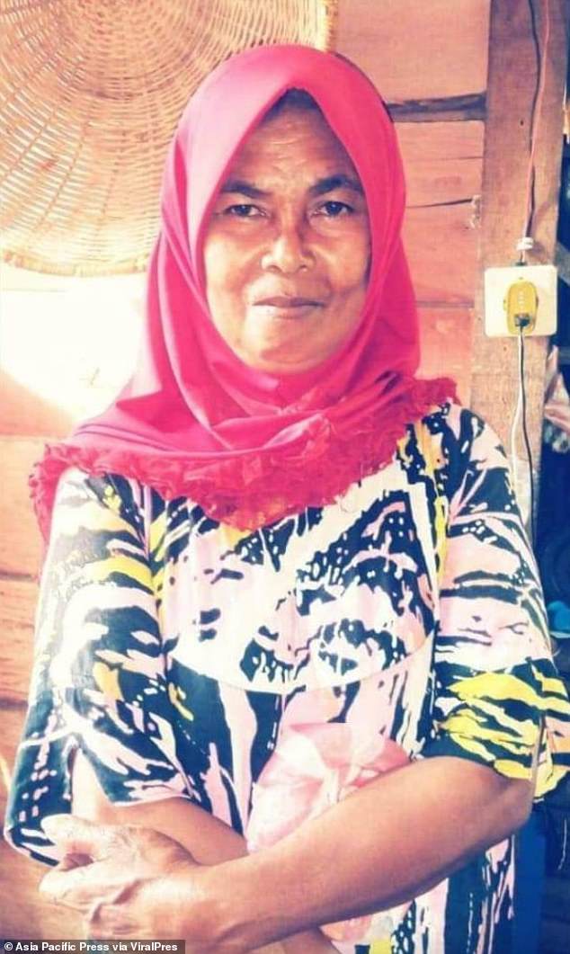 The victim is 54-year-old grandmother Halima Rahakbauw.