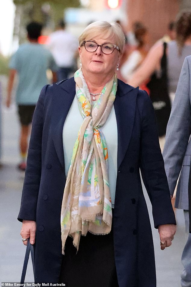 Mrs Reynolds (pictured) is suing Mrs Higgins and her husband David Sharaz over comments she claims are untrue and have damaged her reputation.