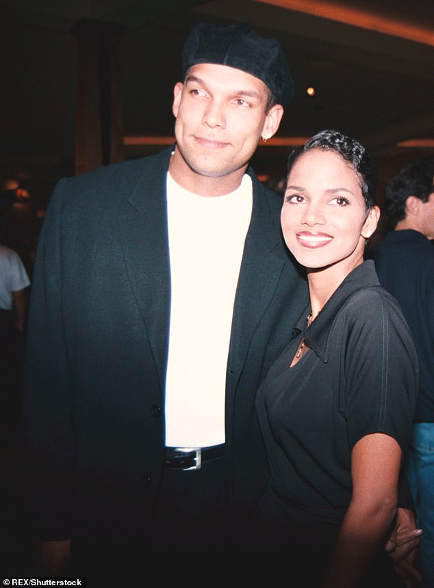 Berry was married to baseball player David Justice from 1992 to 1996. They divorced in 1997, with Berry filing for a restraining order (pictured in 19950