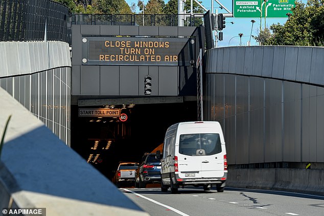 The Kiwi was furious about the toll charges (stock photo) which amounted to more than $29 after being sent in the mail, while she pays $500 a week for her share of an apartment