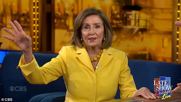 Pelosi responds to protesters' dissatisfaction with her response by claiming she couldn't hear what they were shouting