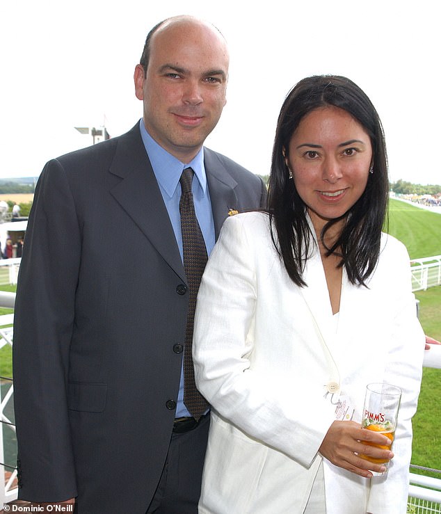 British tech magnate Mike Lynch with his wife Angela Bacares, who survived the disaster