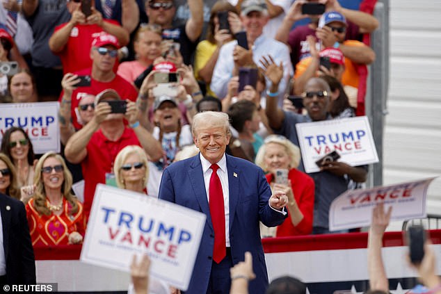 Trump on stage for supporter's medical emergency