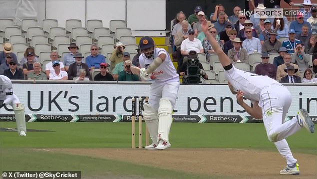 Woods' 93mph bouncer to beat Kusal Mendis on Wednesday was a ridiculous delivery