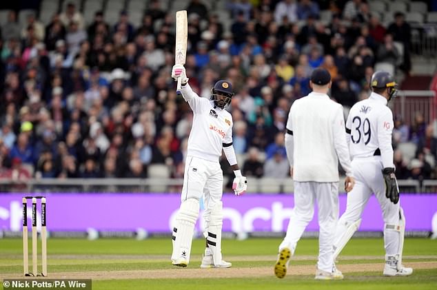 Milan Rathnayake batted superbly and showed great character by scoring 72 on his Test debut