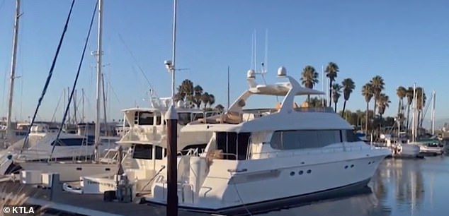 A decades-long manhunt ended when police tracked Gale to this $1.5 million yacht on a Navy ship in Los Angeles