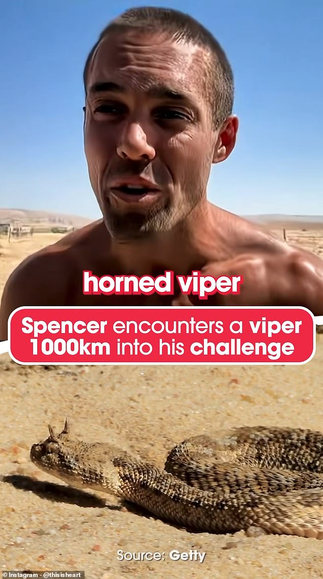 Spencer is well on his way to setting the Guinness World Record for most consecutive desert marathons, with just six days to go