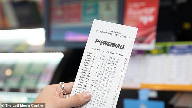 Only five people in Australia have won $100 million or more – could you be the sixth? (Photo of a Powerball ticket)