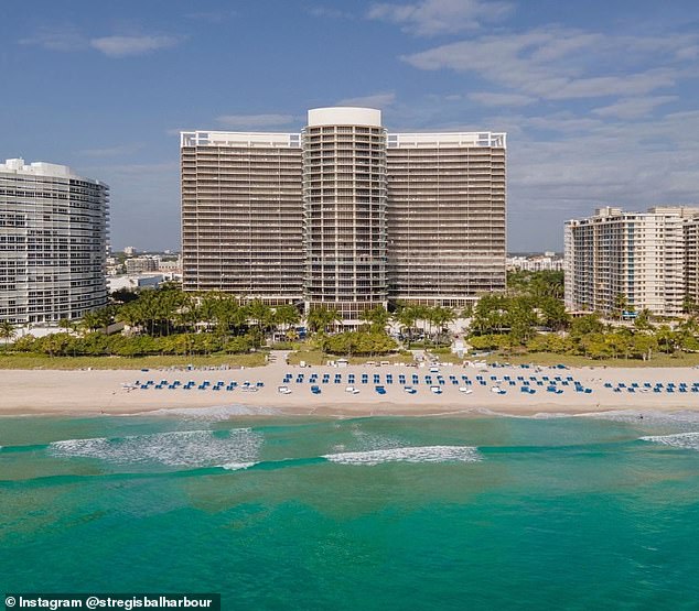 Miami police say Belarusian former professional hockey player has died at the St Regis Bal Harbour Resort