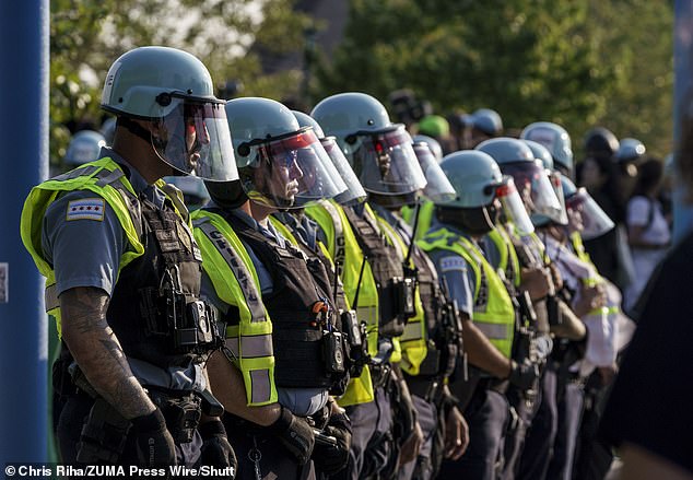 Some Chicago residents noted an increased police presence around the event