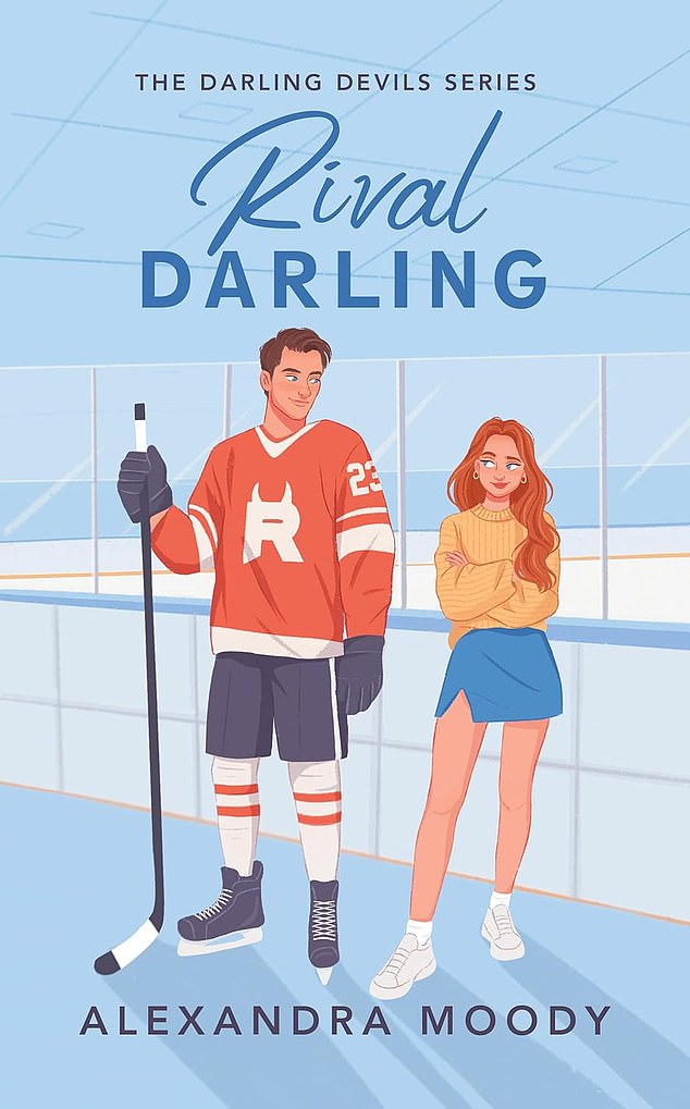 The cover of Icebreaker resembles a book aimed at children aged 13 to 18, Rival Darling by Alexandra Moody (pictured)