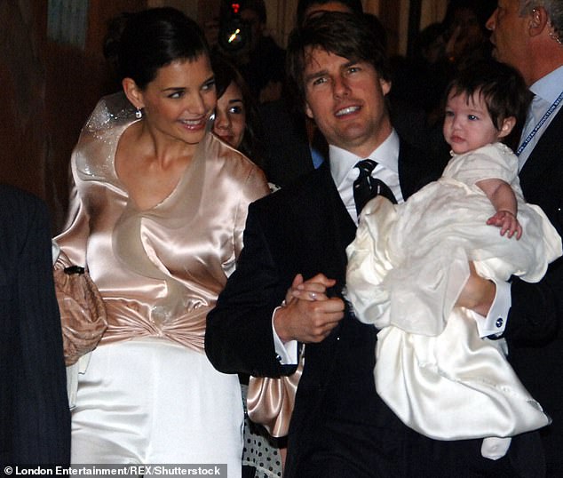 Katie's ex-husband Tom Cruise has been busy with Mission: Impossible 8 after taking part in the closing ceremony of the Paris Olympics last week; seen in 2006