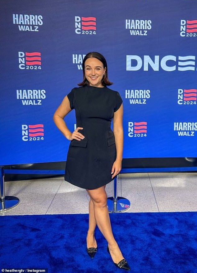 Heather Garner, a political content creator with nearly 400,000 TikTok followers, attended the convention