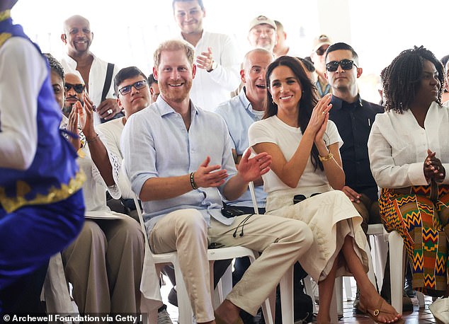 The Duke and Duchess of Sussex have been on what appears to be a royal tour of Colombia this week