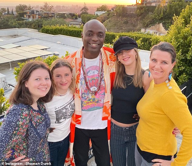 Martha's three teenage daughters, Maud Angelica, 21, Leah Isadora, 19, and Emma Tallulah, 15, are expected to be three of the seven bridesmaids (all pictured in 2022)