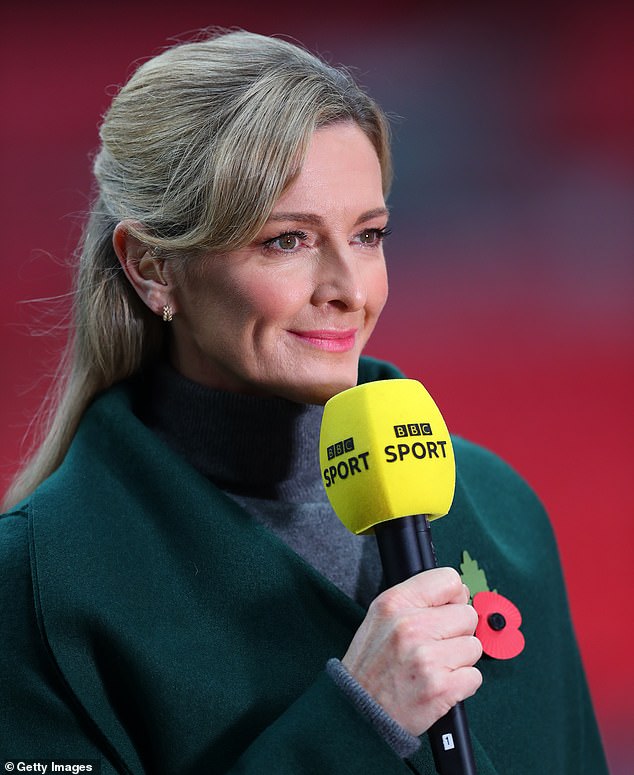 Gabby Logan has often stood in for Lineker to present Match of the Day and is another candidate