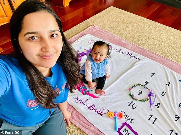 Matma pictured with her baby daughter before she disappeared almost three weeks ago