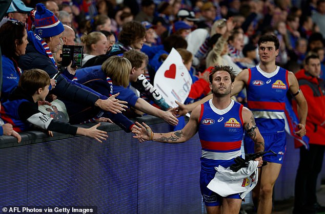 As lifelong Bulldogs fans, the AFL club will wear black armbands for Sunday's match against GWS