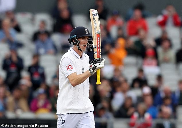 Harry Brook struck a classy half-century as England recovered from a slight early slump at 67-3