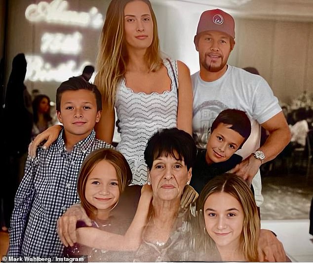 This Mother's Day, he paid a touching tribute to both Alma and his wife Rhea, with whom he shares children Ella, 20, Michael, 18, Brendan, 15, and Grace, 14.