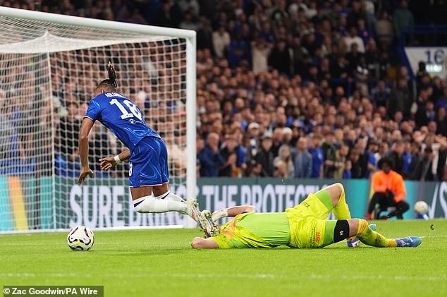 Nkunku scored from the penalty spot after being brought down by the Servette keeper