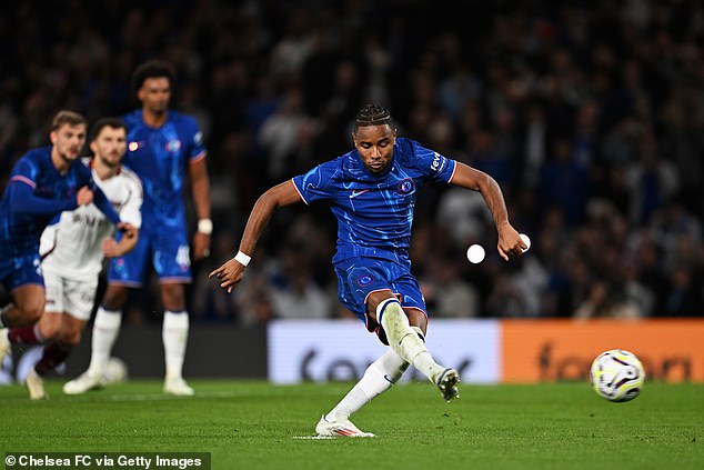 Nkunku kept his composure from the penalty spot to put Chelsea ahead early in the second half