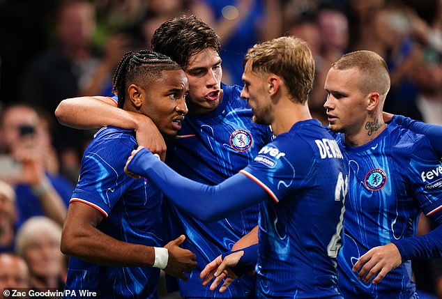 The 2-0 victory gave the Blues the lead in their UEFA Conference League play-off match