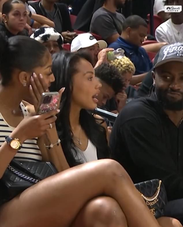 The couple was also spotted at an NBA Summer League game last month with Angel Reese