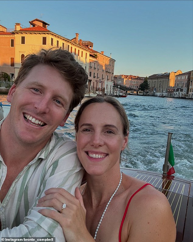 The happy couple vacationed in Europe following the 2024 Olympics in Paris, where Benfield proposed to Bronte during a golden hour boat ride in Venice, Italy