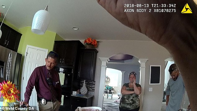 Police bodycam footage shows the interior of Watts' home in 2018