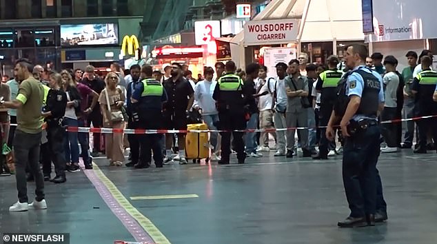 The station was closed to all train traffic for approximately 25 minutes until the police operation was completed