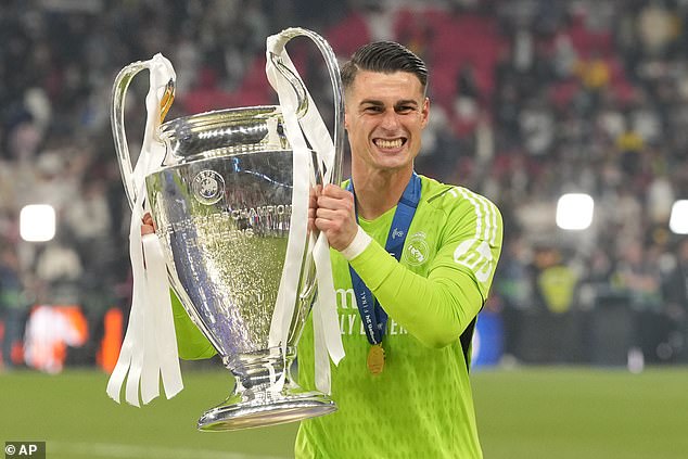 The 29-year-old goalkeeper won the Champions League and La Liga during his one-year loan spell at Real Madrid last season