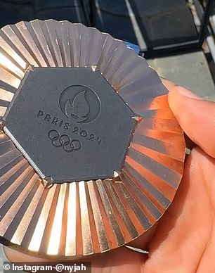 Obverse of Nyjah Huston's Medal