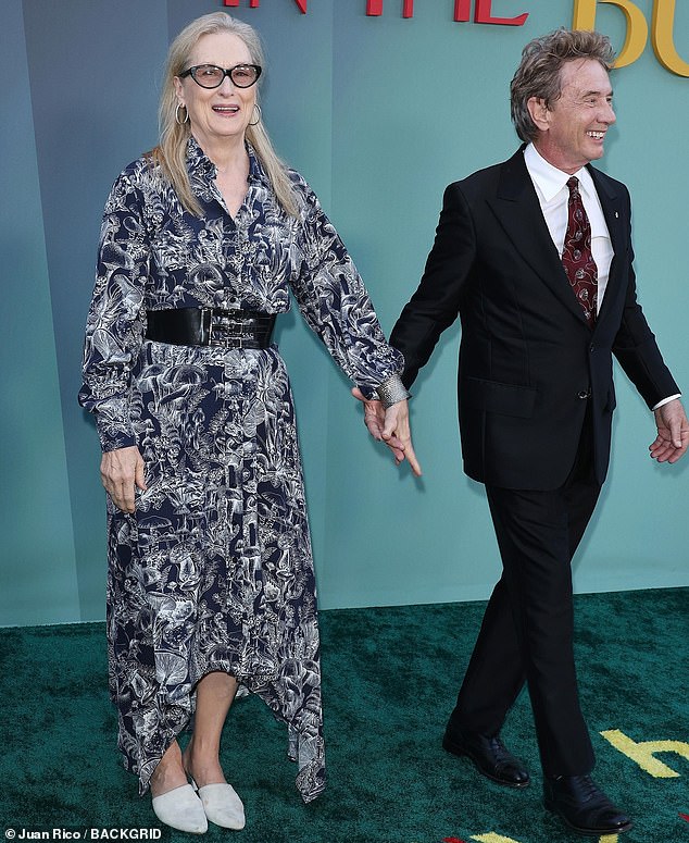 Streep, 75, and Short, 74, were seen holding hands on the green carpet