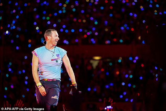 Coldplay frontman Martin paid tribute to 'the beauty, togetherness and kindness of all Taylor Swift fans'