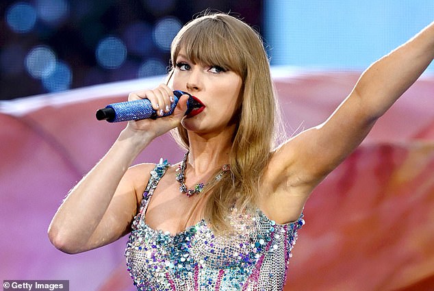 Taylor Swift canceled all three concerts in Vienna after two suspects were arrested for plotting a terrorist attack on her shows - Swift is pictured performing in London in June