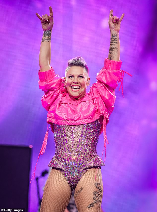 Pink is in the midst of her Summer Carnival Tour — next scheduled for Saturday, August 24 in Chicago at Soldier Field; next scheduled for Miami in 2023