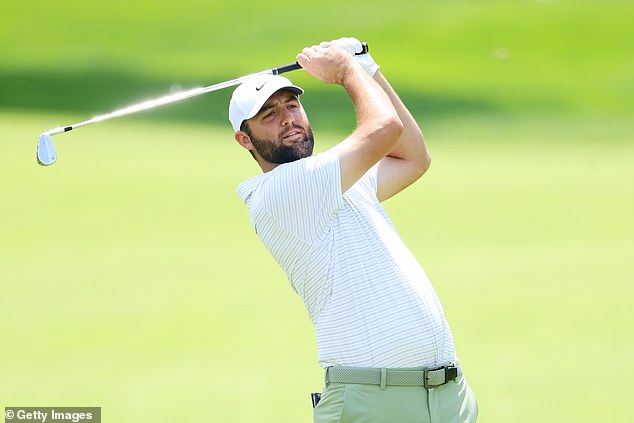 Scheffler played a remarkable second round at the PGA Championship, just hours after his arrest