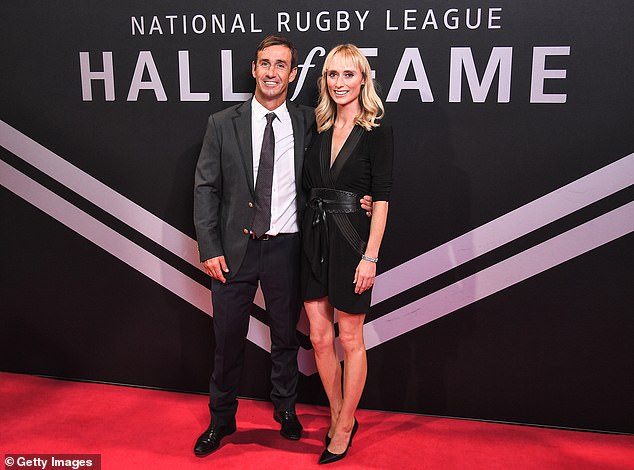 Her partner Johns, a former NRL legend for Newcastle, NSW and Australia, is also an outspoken advocate of the drug, saying it has helped him cope with the ongoing physical ravages he endured after more than 300 games in the top flight.