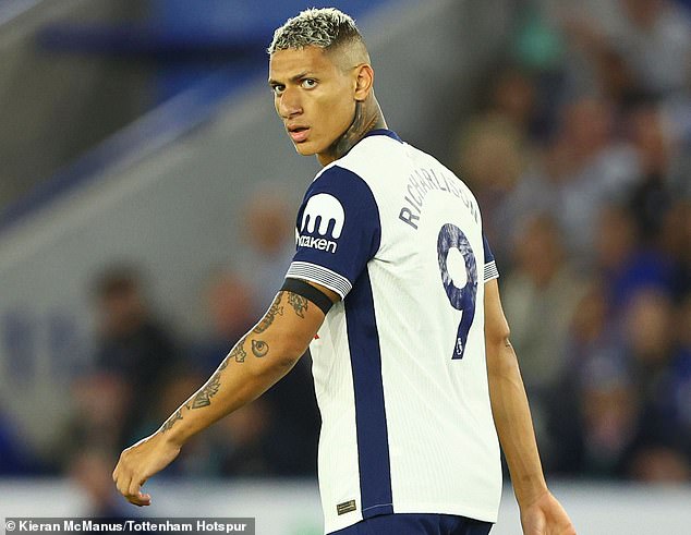 Richarlison will start for Tottenham against Everton in the absence of Dominic Solanke