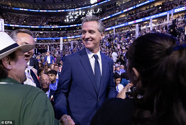 When Biden stepped aside, people speculated that Newsom could replace Biden on the presidential ticket