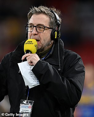 Mark Chapman (above) and Gabby Logan are seen as key contenders to replace Lineker when he steps down