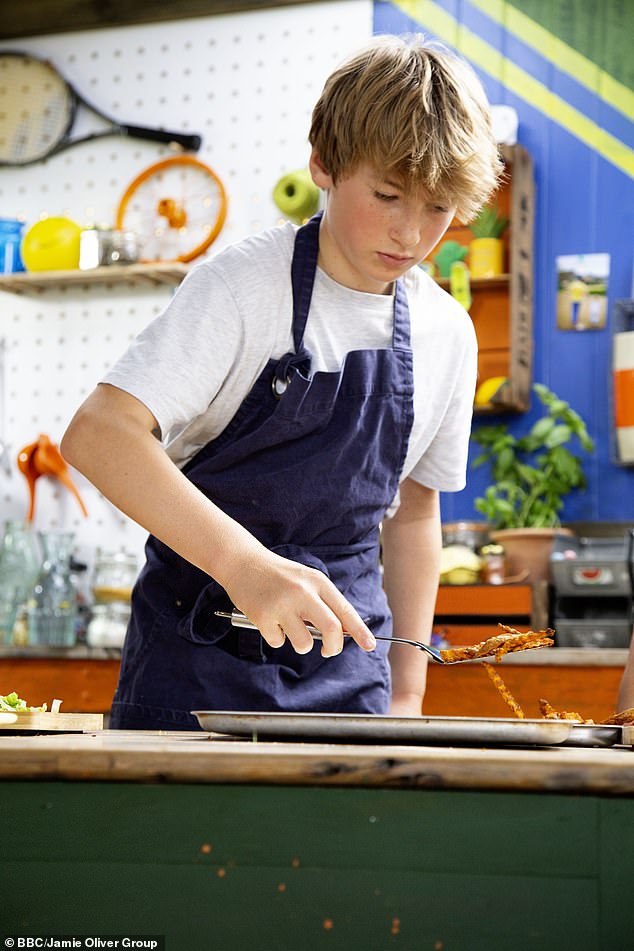 While Jamie stresses the importance of his children overcoming challenges, his son Buddy, 13, looks set for success after being given his own BBC cooking show