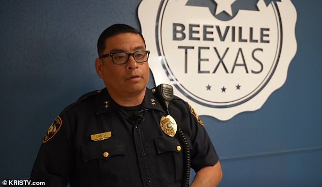 Beeville Assistant Police Chief Richard Cantu warns residents to 'be more aware of who we have in the vehicle' as temperatures continue to rise