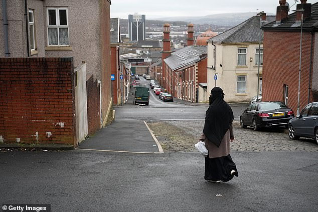 A general view of Blackburn in northern England, where Texas synagogue hostage taker Malik Faisal Akram was born