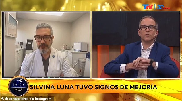 Latorre was interviewed extensively about Luna's illness and death on Spanish-language television last year when he operated on her in 2016 to remove the dangerous substance from her buttocks